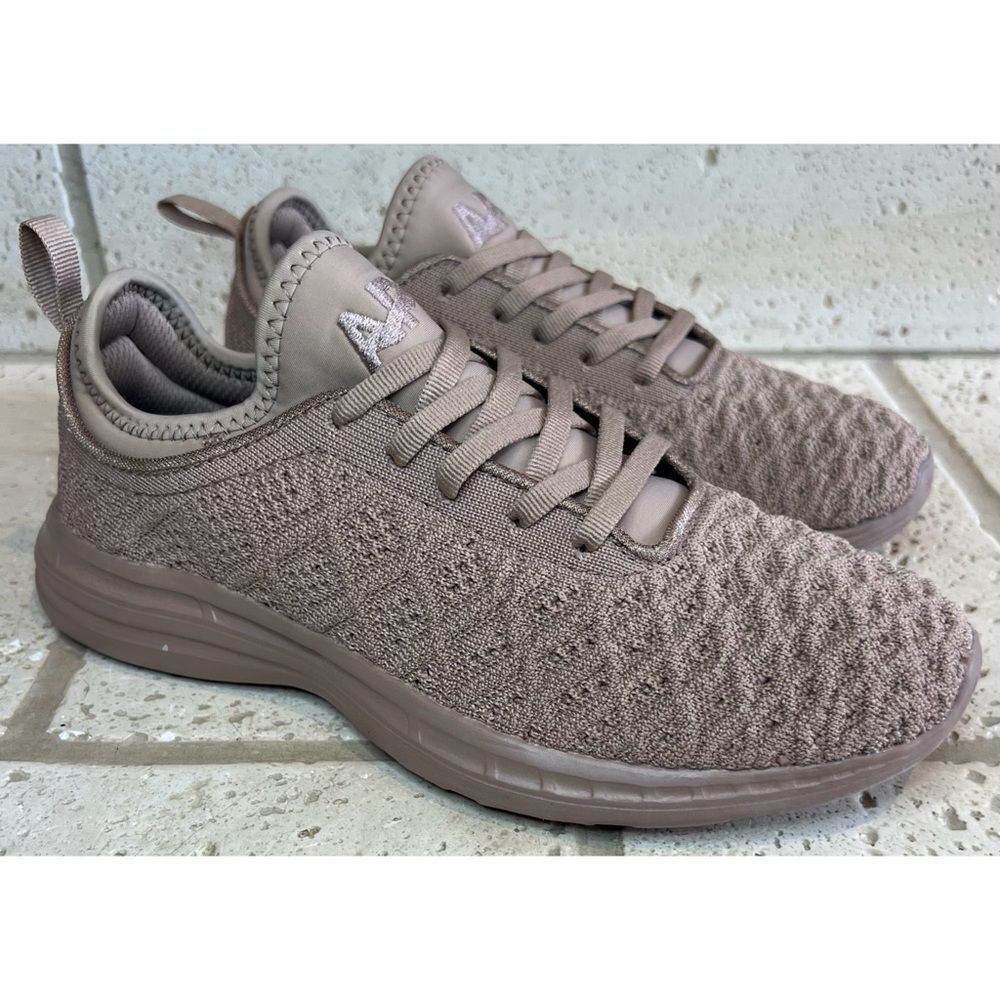 APL Athletic Propulsion Labs TECHLOOM PHANTOM Women’s Sneakers Latte/Umber Sz 8 - Picture 10 of 14